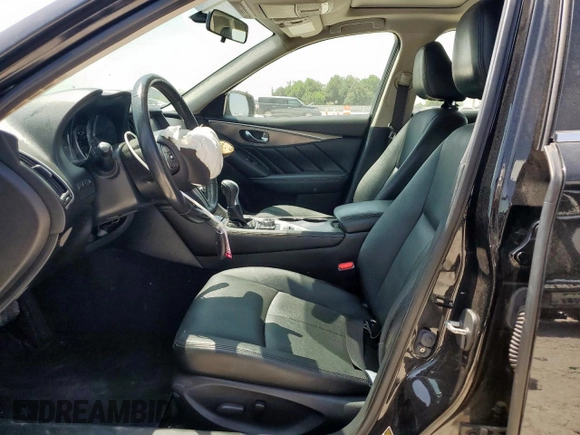 2015 Infiniti Q50 z VIN JN1BV7AR4FM423894, wystawiony jako Copart lot #57297595 z przebiegiem 82 593 mil mil oraz Szkoda całkowita • Salvage title. Historia ofert i sprzedaży dostępna na DreamBid. Obrazek 7.