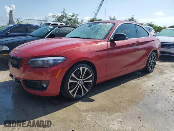 2020 BMW 2 Series 230i xDrive with VIN WBA2J3C06L7F02008, listed as a Copart auction lot 51309933 with 14,638 mi miles. Bid and sale history available at carsss.com. Image 1.