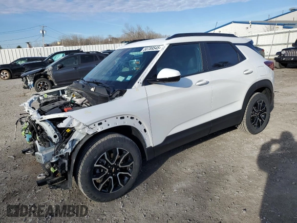 2023 Chevrolet TrailBlazer ACTIV with VIN KL79MSSL0PB096836, listed as a Copart auction lot 50789545 with 13,670 mi miles and Salvage Title. Bid and sale history available at DreamBid. Image 1.