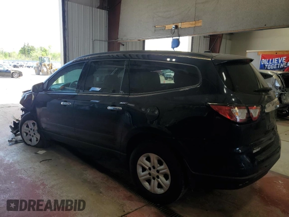 2015 Chevrolet Traverse LS z VIN 1GNKVFED7FJ372244, wystawiony jako Copart lot #56915315 z przebiegiem 78 677 mil mil oraz Szkoda całkowita • Salvage title. Historia ofert i sprzedaży dostępna na DreamBid. Obrazek 2.