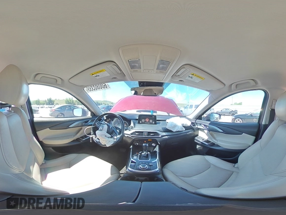 2019 Mazda CX-9 Touring with VIN JM3TCACY5K0316516, listed as a Copart auction lot 60080355 with 126,185 mi miles and Salvage title. Bid and sale history available at DreamBid. Image 16.