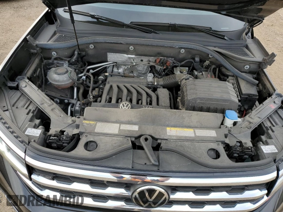 2021 Volkswagen Atlas SEL Premium R-Line with VIN 1V2FE2CA1MC205020, listed as a Copart auction lot 77742994 with 25,047 mi miles and Salvage title. Bid and sale history available at DreamBid. Image 11.