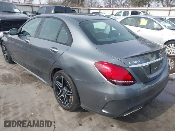2020 Mercedes-Benz C 300 with VIN WDDWF8DB3LR558241, listed as a IAAI auction lot 41274401 with 53,349 mi miles and . Bid and sale history available at DreamBid. Image 3.