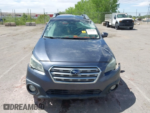 2015 Subaru Outback Premium with VIN 4S4BSBFC6F3282566, listed as a IAAI auction lot 42246387 with 208,467 mi miles and . Bid and sale history available at DreamBid. Image 12.