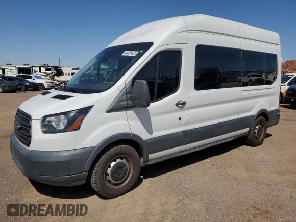 2018 Ford Transit Passenger XL with VIN 1FBZX2XM8JKB41741, listed as a Copart auction lot 48055485 with 51,090 mi miles and Salvage Title. Bid and sale history available at DreamBid. Image 1.