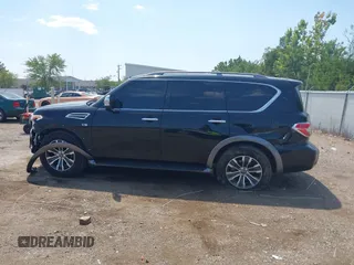 2020 Nissan Armada SL with VIN JN8AY2ND6L9108907, listed as a IAAI auction lot 40211000 with 95,404 mi miles. Bid and sale history available at carsss.com. Image 14.