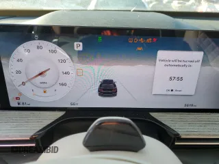 2025 Genesis GV80 Prestige with VIN KMUHEESC3SU218547, listed as a Copart auction lot 81136884 with 5,619 mi miles and Salvage Title. Bid and sale history available at DreamBid. Image 9.
