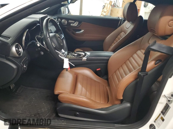 2018 Mercedes-Benz C 43 AMG with VIN WDDWK6EB8JF684169, listed as a Copart auction lot 60110265 with 32,162 mi miles and Salvage title. Bid and sale history available at DreamBid. Image 7.