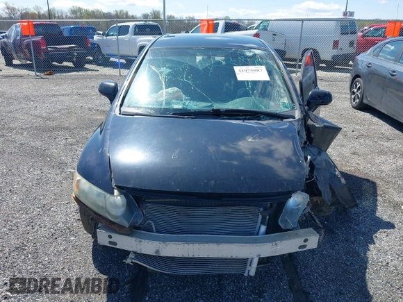 2007 Honda Civic Sdn LX with VIN 1HGFA16577L134935, listed as a IAAI auction lot 41975087 with 255,338 mi miles. Bid and sale history available at carsss.com. Image 13.