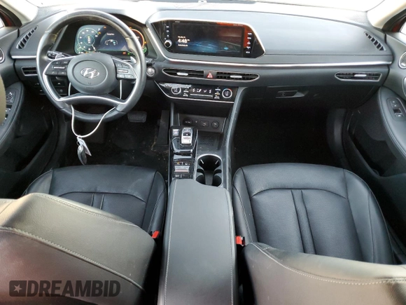 2020 Hyundai Sonata Hybrid Limited with VIN KMHL54JJ3LA015616, listed as a Copart auction lot 80538974 with 46,852 mi miles and Salvage Title. Bid and sale history available at carsss.com. Image 8.