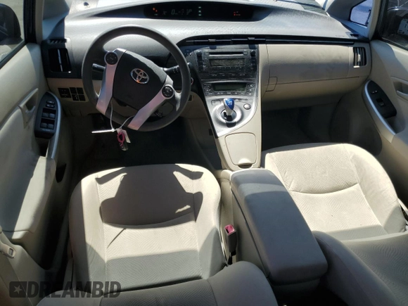2011 Toyota Prius I with VIN JTDKN3DU7B0268202, listed as a Copart auction lot 61160175 with 125,346 mi miles and Salvage title. Bid and sale history available at DreamBid. Image 8.