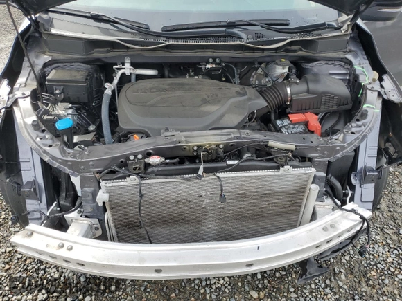 2024 Honda Odyssey EX-L with VIN 5FNRL6H66RB007026, listed as a Copart auction lot 51285525 with 22,382 mi miles and Salvage Title. Bid and sale history available at DreamBid. Image 12.