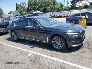 2022 BMW 7 Series 740i with VIN WBA7T2C05NCH85764, listed as a Copart auction lot 61272223 with 33,830 mi miles. Bid and sale history available at carsss.com. Image 4.