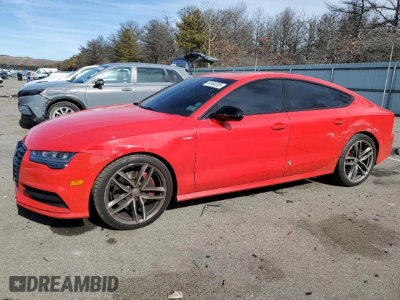 2017 Audi A7 Premium Plus with VIN WAUW3AFC1HN004451, listed as a Copart auction lot 44163335 with 97,191 mi miles and Salvage Title. Bid and sale history available at carsss.com. Image 1.