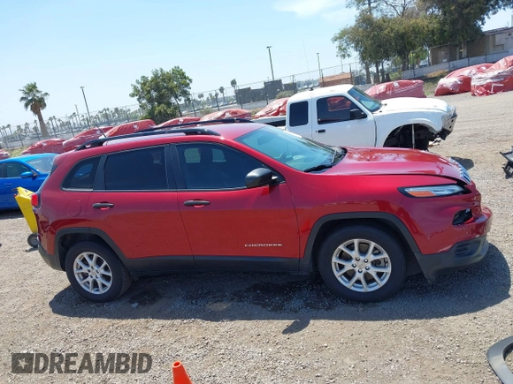 2016 Jeep Cherokee Sport with VIN 1C4PJLAB8GW216912, listed as a IAAI auction lot 42336479 with 104,396 mi miles and . Bid and sale history available at DreamBid. Image 14.