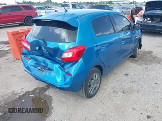 2019 Mitsubishi Mirage ES with VIN ML32A3HJ7KH011198, listed as a IAAI auction lot 42528952 with 106,709 mi miles and . Bid and sale history available at DreamBid. Image 4.