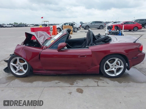 2003 Mazda MX-5 Miata Cloth with VIN JM1NB353130304852, listed as a IAAI auction lot 42145498 with Not provided miles and . Bid and sale history available at DreamBid. Image 15.