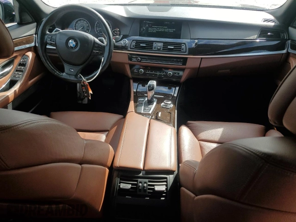 2013 BMW 5 Series 535i with VIN WBAFR7C57DC829343, listed as a Copart auction lot 61143005 with 127,779 mi miles and Salvage title. Bid and sale history available at DreamBid. Image 8.