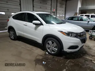 2019 Honda HR-V EX-L with VIN 3CZRU6H77KM730160, listed as a Copart auction lot 47661255 with 22,413 mi miles and Salvage Title. Bid and sale history available at carsss.com. Image 4.