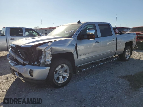 2018 Chevrolet Silverado 1500 LT with VIN 1GCUKREC3JF196971, listed as a Copart auction lot 49260235 with Not Provided miles and Salvage Title. Bid and sale history available at DreamBid. Image 1.