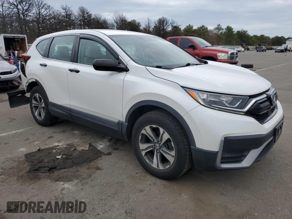 2020 Honda CR-V LX with VIN 2HKRW2H2XLH612334, listed as a Copart auction lot 52811735 with 52,998 mi miles and Salvage Title. Bid and sale history available at carsss.com. Image 4.