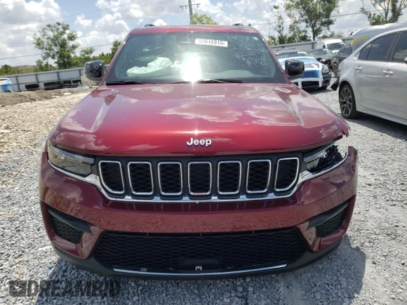 2024 Jeep Grand Cherokee Laredo X with VIN 1C4RJHAG5RC194583, listed as a Copart auction lot 52618915 with 19,283 mi miles and Salvage Title. Bid and sale history available at carsss.com. Image 5.