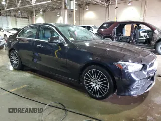 2024 Mercedes-Benz C 300 with VIN W1KAF4GB1RR219713, listed as a Copart auction lot 52940525 with 23,832 mi miles and Clean Title. Bid and sale history available at carsss.com. Image 4.