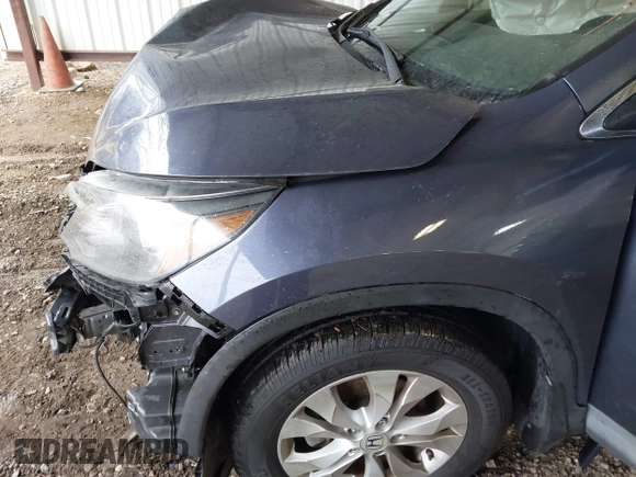 2012 Honda CR-V EX-L with VIN JHLRM3H72CC005978, listed as a IAAI auction lot 41555914 with 154,634 mi miles. Bid and sale history available at carsss.com. Image 6.