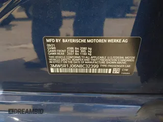 2022 BMW 3 Series 330i с VIN 3MW5R1J06N8C32399, выставлен на аукционе IAAI как лот 41788730 с пробегом 53 691 миль миль и . История ставок и продаж доступна на DreamBid. Изображение 9.