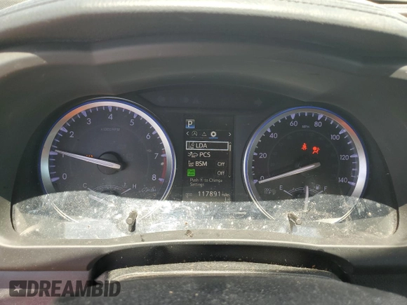 2018 Toyota Highlander SE with VIN 5TDKZRFH2JS550203, listed as a Copart auction lot 58133525 with 117,891 mi miles and Salvage title. Bid and sale history available at DreamBid. Image 9.