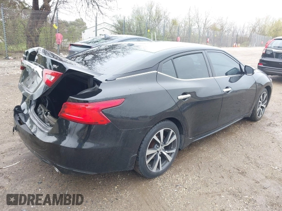2017 Nissan Maxima SR with VIN 1N4AA6AP8HC390071, listed as a IAAI auction lot 42169689 with 120,608 mi miles and . Bid and sale history available at DreamBid. Image 4.