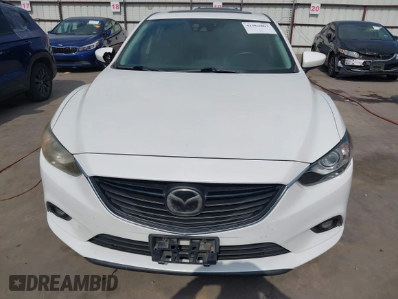 2015 Mazda 6 i Grand Touring with VIN JM1GJ1W58F1193344, listed as a IAAI auction lot 41962863 with 108,897 mi miles and . Bid and sale history available at carsss.com. Image 12.