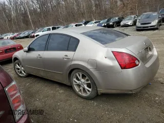 2006 Nissan Maxima 3.5 SE with VIN 1N4BA41E66C852132, listed as a Copart auction lot 46291915 with 0 mi miles and Salvage Title. Bid and sale history available at carsss.com. Image 2.