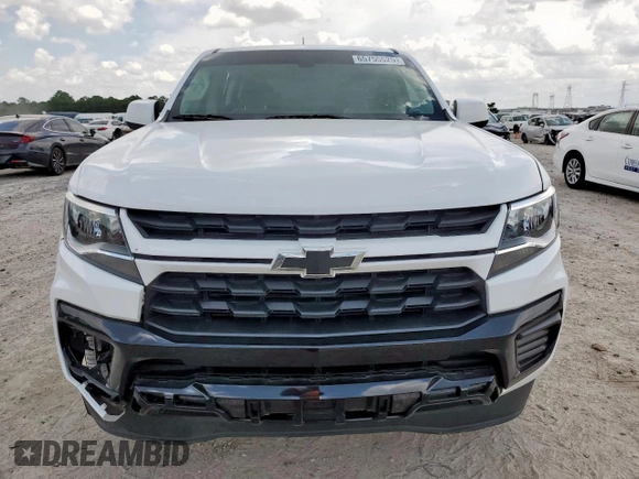 2022 Chevrolet Colorado 2WD Work Truck with VIN 1GCGSBEN5N1125523, listed as a Copart auction lot 65755525 with 52,440 mi miles and Salvage title. Bid and sale history available at DreamBid. Image 5.