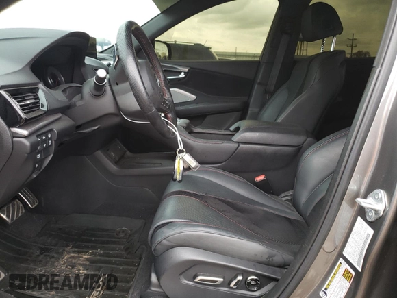 2023 Acura RDX w/A-Spec Advance Package with VIN 5J8TC2H83PL003754, listed as a Copart auction lot 72436684 with 35,576 mi miles and Salvage Title. Bid and sale history available at carsss.com. Image 7.