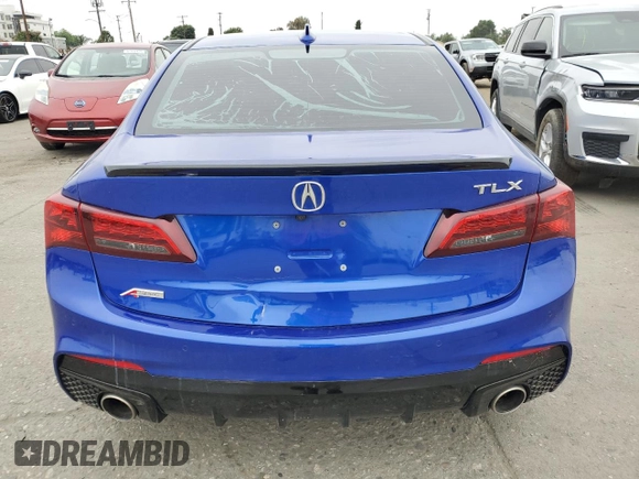 2020 Acura TLX w/A-Spec Pkg with VIN 19UUB1F63LA001267, listed as a Copart auction lot 61824325 with 72,870 mi miles and Salvage title. Bid and sale history available at DreamBid. Image 6.