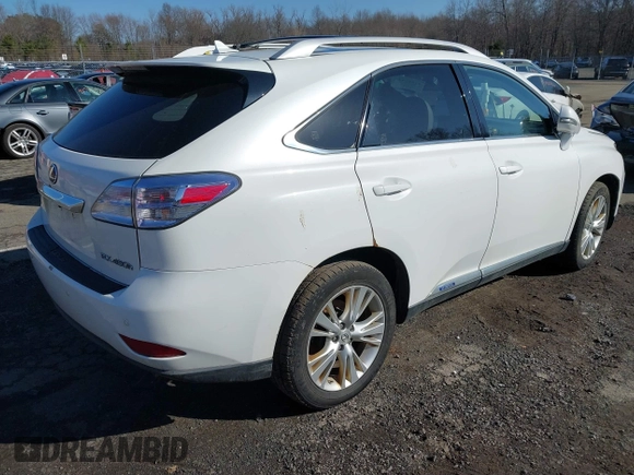 2011 Lexus RX with VIN JTJBC1BAXB2420283, listed as a IAAI auction lot 41816439 with 199,296 mi miles. Bid and sale history available at carsss.com. Image 4.