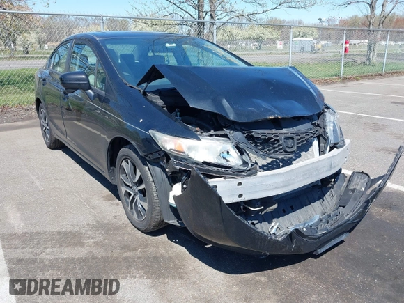 2015 Honda Civic EX z VIN 19XFB2F83FE244237, wystawiony jako IAAI lot #42069562 z przebiegiem 162 253 mil mil oraz . Historia ofert i sprzedaży dostępna na DreamBid. Obrazek 1.