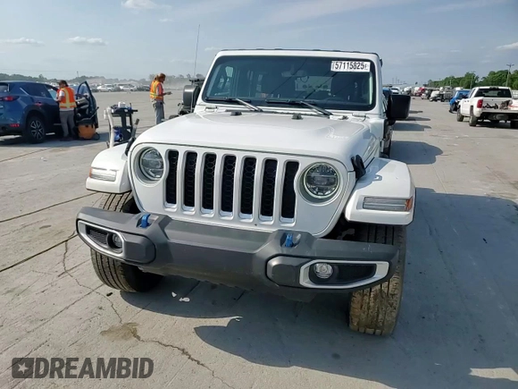 2021 Jeep Wrangler Unlimited Sahara z VIN 1C4JJXP63MW720948, wystawiony jako Copart lot #57115825 z przebiegiem 33 391 mil mil oraz Szkoda całkowita • Salvage title. Historia ofert i sprzedaży dostępna na DreamBid. Obrazek 15.