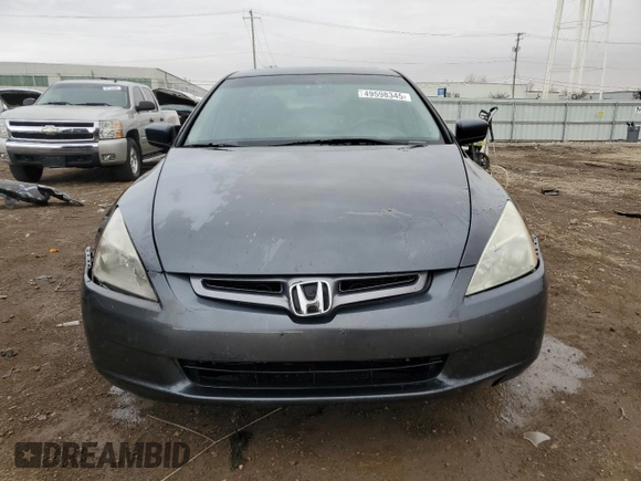 2005 Honda Accord EX with VIN 1HGCM56705A036325, listed as a Copart auction lot 49598345 with 227,086 mi miles and Salvage Title. Bid and sale history available at DreamBid. Image 5.