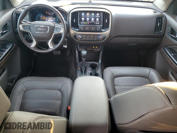 2022 GMC Canyon 2WD Denali with VIN 1GTG5EEN4N1203038, listed as a Copart auction lot 85638024 with 19,987 mi miles and Salvage Title. Bid and sale history available at carsss.com. Image 8.