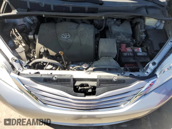2017 Toyota Sienna XLE Auto Access Seat с VIN 5TDYZ3DC2HS817445, выставлен на аукционе Copart как лот 56551795 с пробегом 95 336 миль миль и Списание • Salvage title. История ставок и продаж доступна на DreamBid. Изображение 12.
