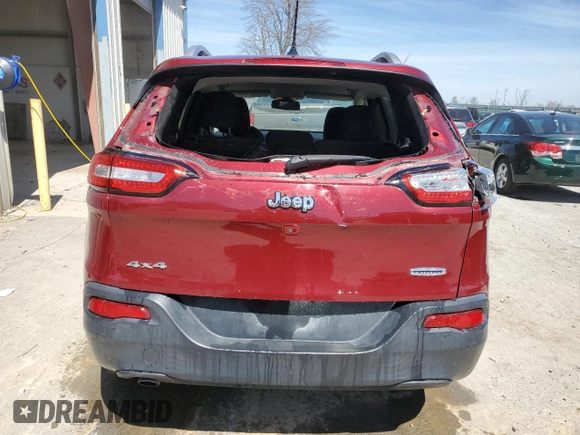 2015 Jeep Cherokee Latitude with VIN 1C4PJMCB3FW784633, listed as a Copart auction lot 50208225 with 174,455 mi miles and Salvage Title. Bid and sale history available at carsss.com. Image 6.