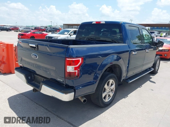2019 Ford F-150 XL with VIN 1FTEW1C47KKE35050, listed as a IAAI auction lot 42684676 with 123,217 mi miles and . Bid and sale history available at DreamBid. Image 4.