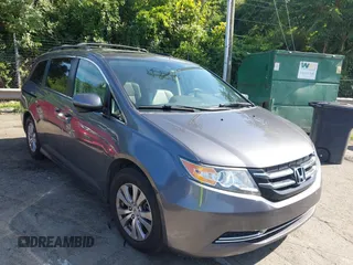 2014 Honda Odyssey EX-L with VIN 5FNRL5H6XEB057738, listed as a IAAI auction lot 42539408 with 173,291 mi miles and . Bid and sale history available at DreamBid. Image 1.