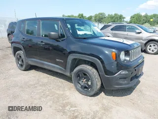 2018 Jeep Renegade Upland z VIN ZACCJBAB0JPG99731, wystawiony jako IAAI lot #42401110 z przebiegiem 155 841 mil mil oraz . Historia ofert i sprzedaży dostępna na DreamBid. Obrazek 1.