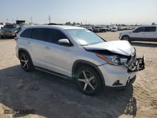 2016 Toyota Highlander LE Plus with VIN 5TDZKRFH6GS185584, listed as a Copart auction lot 41815185 with 94,477 mi miles and Salvage Title. Bid and sale history available at carsss.com. Image 4.