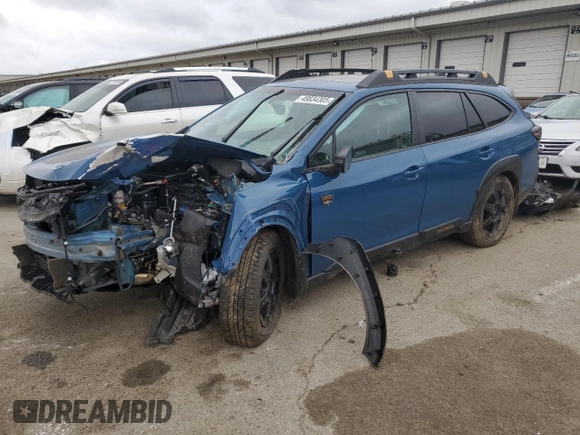 2022 Subaru Outback Wilderness with VIN 4S4BTGUDXN3199145, listed as a Copart auction lot 49834305 with 20,261 mi miles and Salvage title. Bid and sale history available at DreamBid. Image 1.
