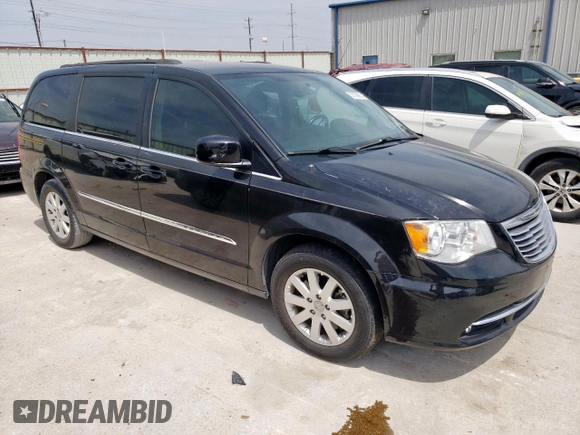 2016 Chrysler Town & Country Touring with VIN 2C4RC1BG2GR212865, listed as a Copart auction lot 53139205 with 215,293 mi miles and Salvage Title. Bid and sale history available at carsss.com. Image 4.