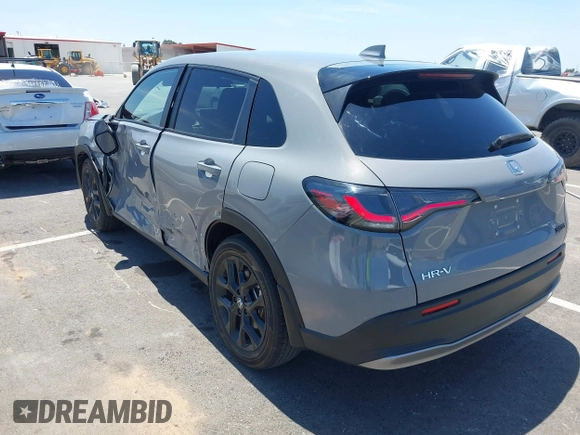 2024 Honda HR-V Sport with VIN 3CZRZ1H51RM758338, listed as a IAAI auction lot 42373837 with 13,953 mi miles and . Bid and sale history available at DreamBid. Image 3.